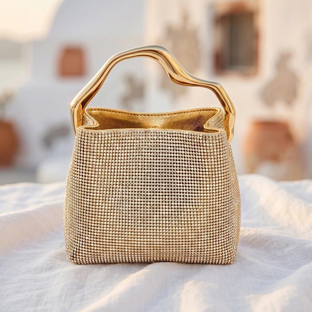Celeste Crystal Bucket Bag - Image 3