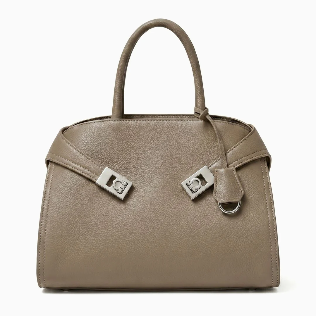 Clarisse Structured Top-Handle Bag - Image 11
