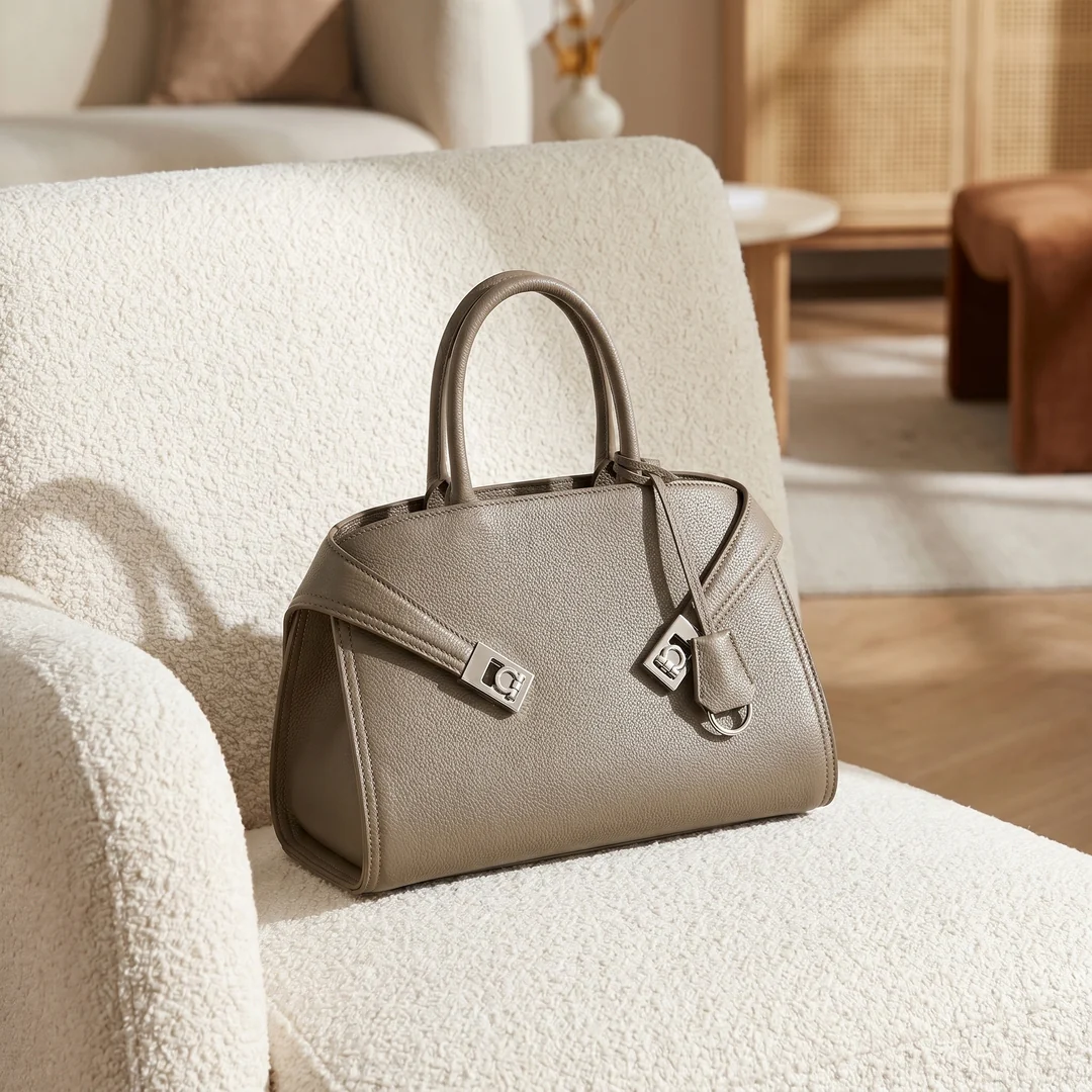 Clarisse Structured Top-Handle Bag - Image 14