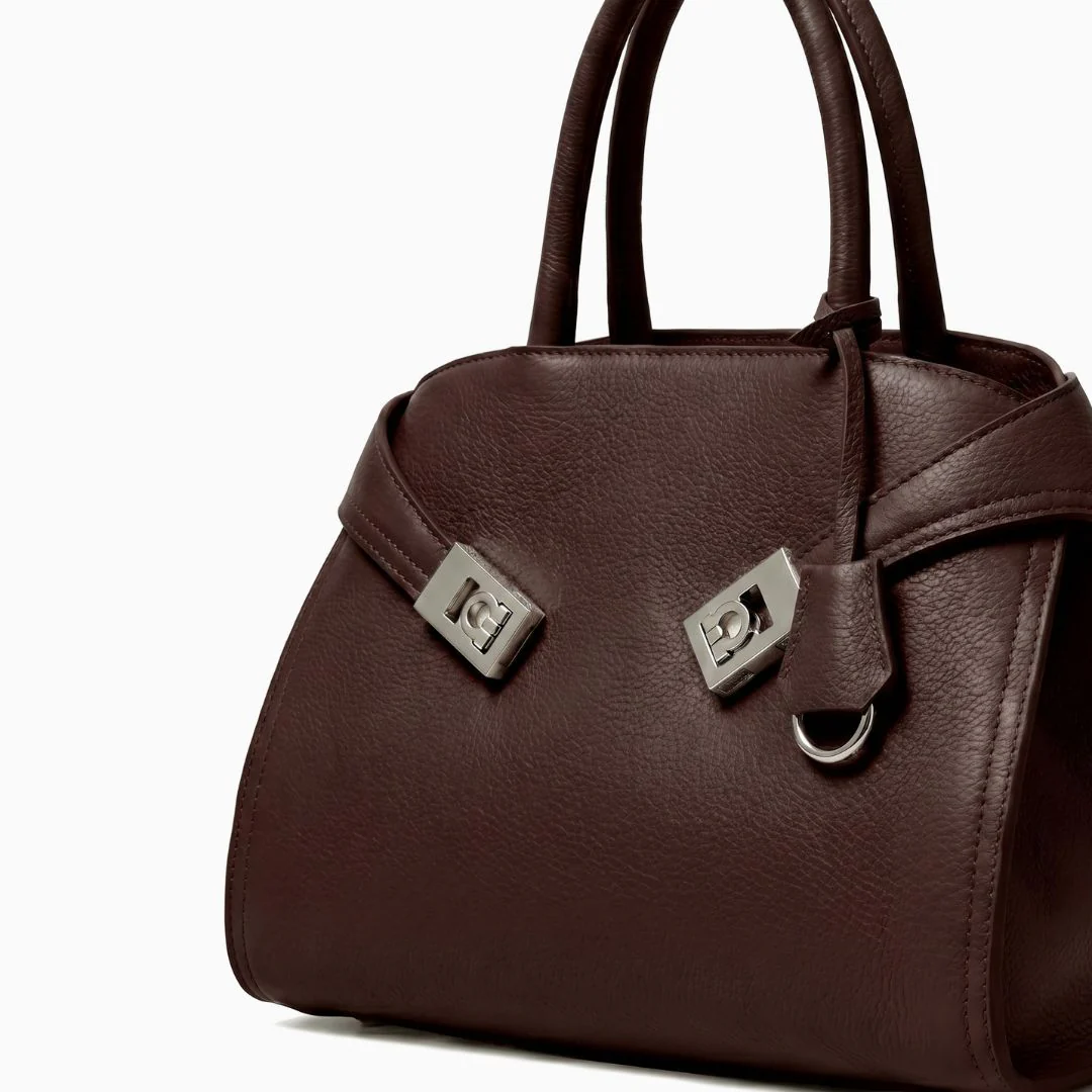 Clarisse Structured Top-Handle Bag - Image 17