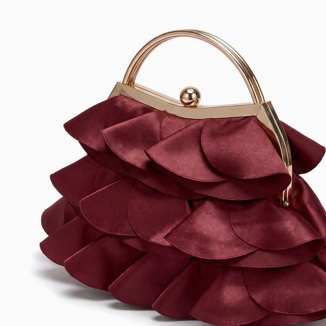 Colette Ruffle Clutch - Image 2