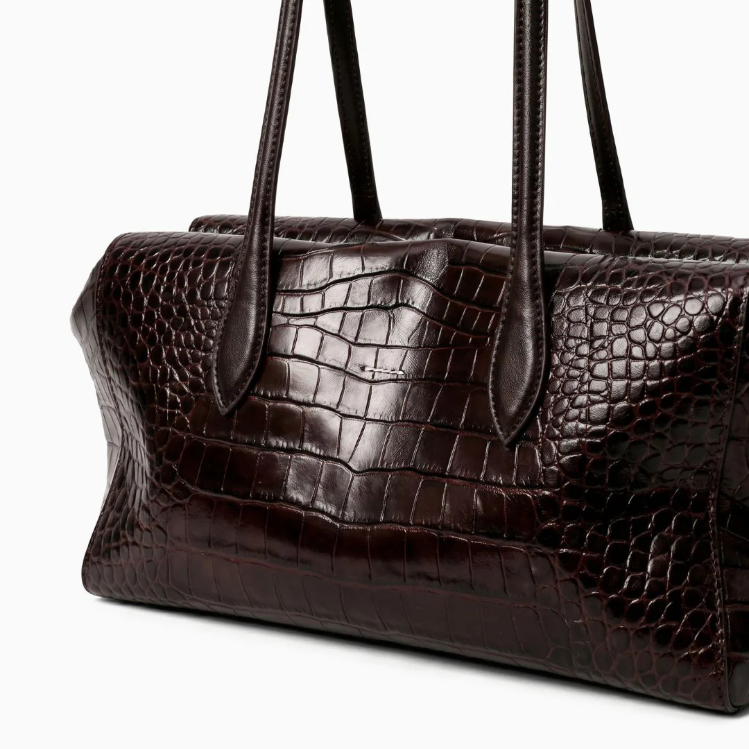 Constance Croc-Embossed Tote - Image 7