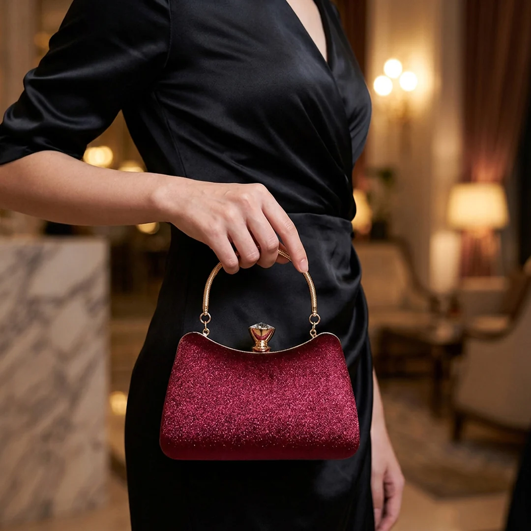 Duchess Velvet Clutch - Image 3