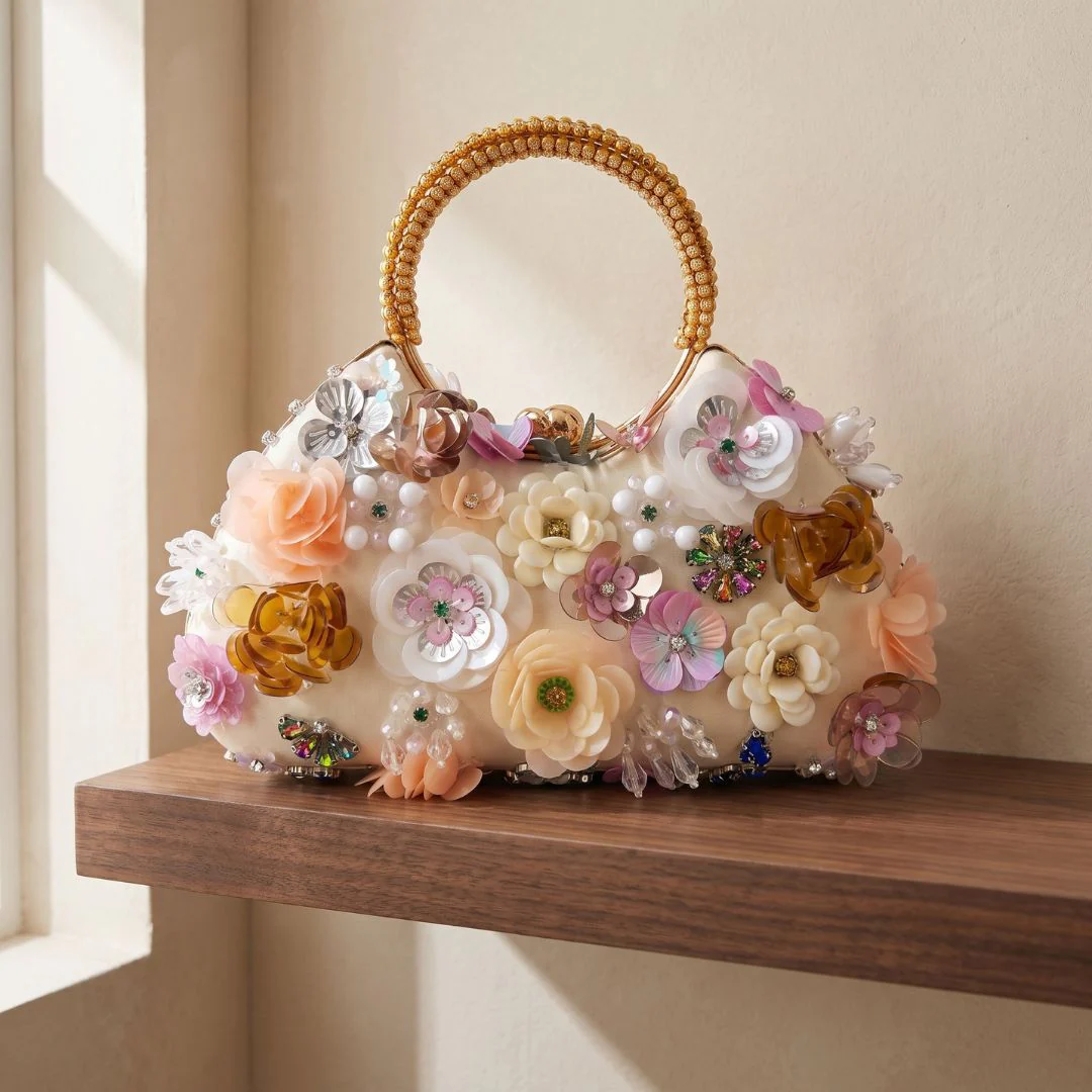 Eden Floral Evening Bag - Image 4