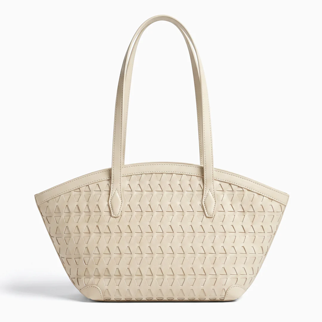 Fiona Woven Leather Tote - Image 11