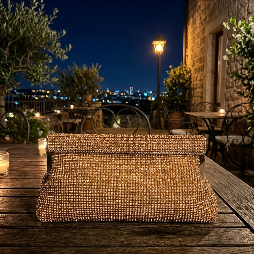 Gatsby Crystal Evening Clutch - Image 4