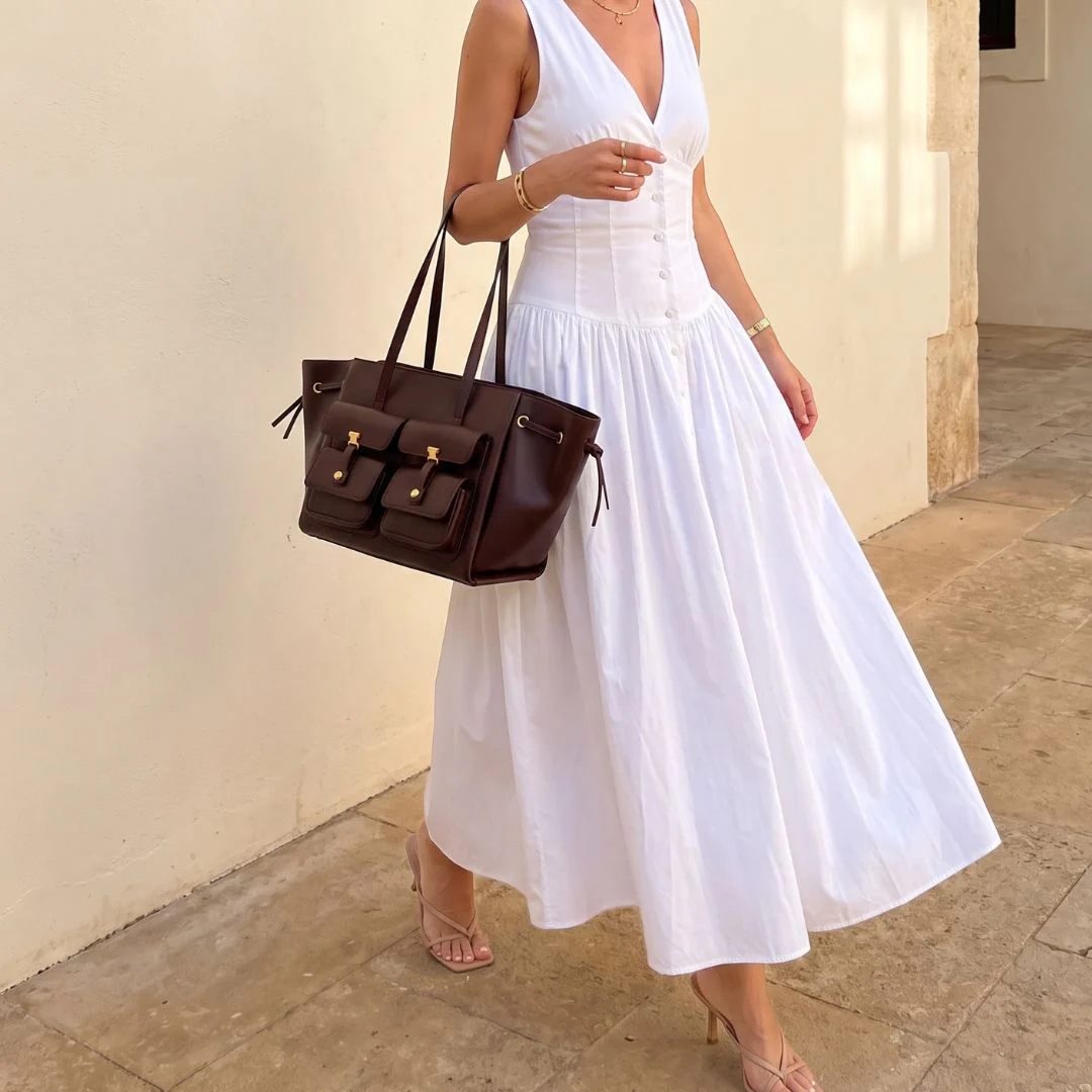 Harlow Double Pocket Tote - Image 8