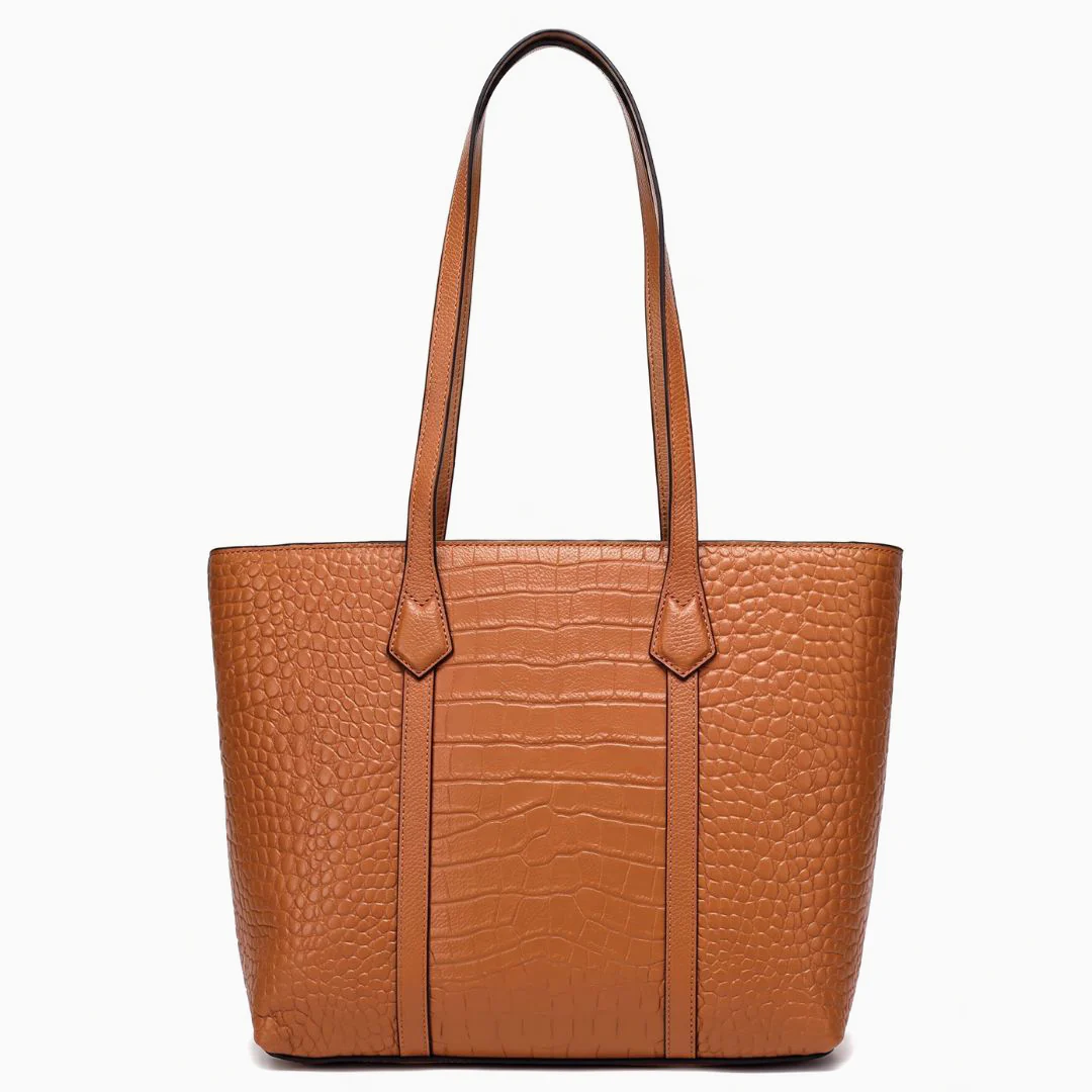 Isadora Croc-Embossed Tote - Image 16