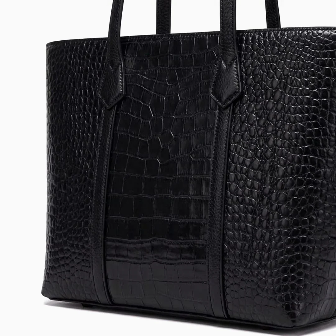 Isadora Croc-Embossed Tote - Image 7