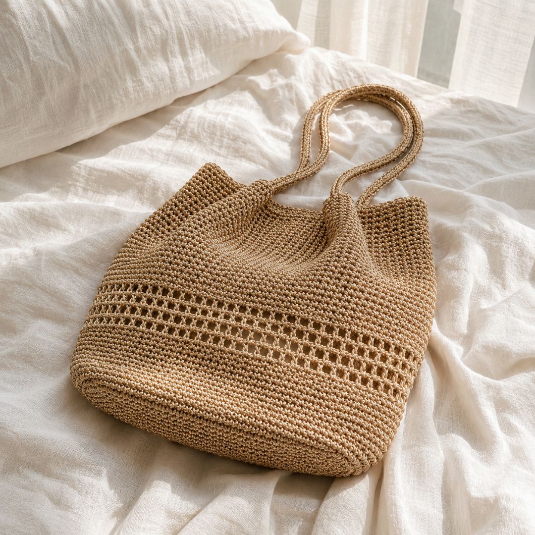 Marbella Crochet Tote - Image 4