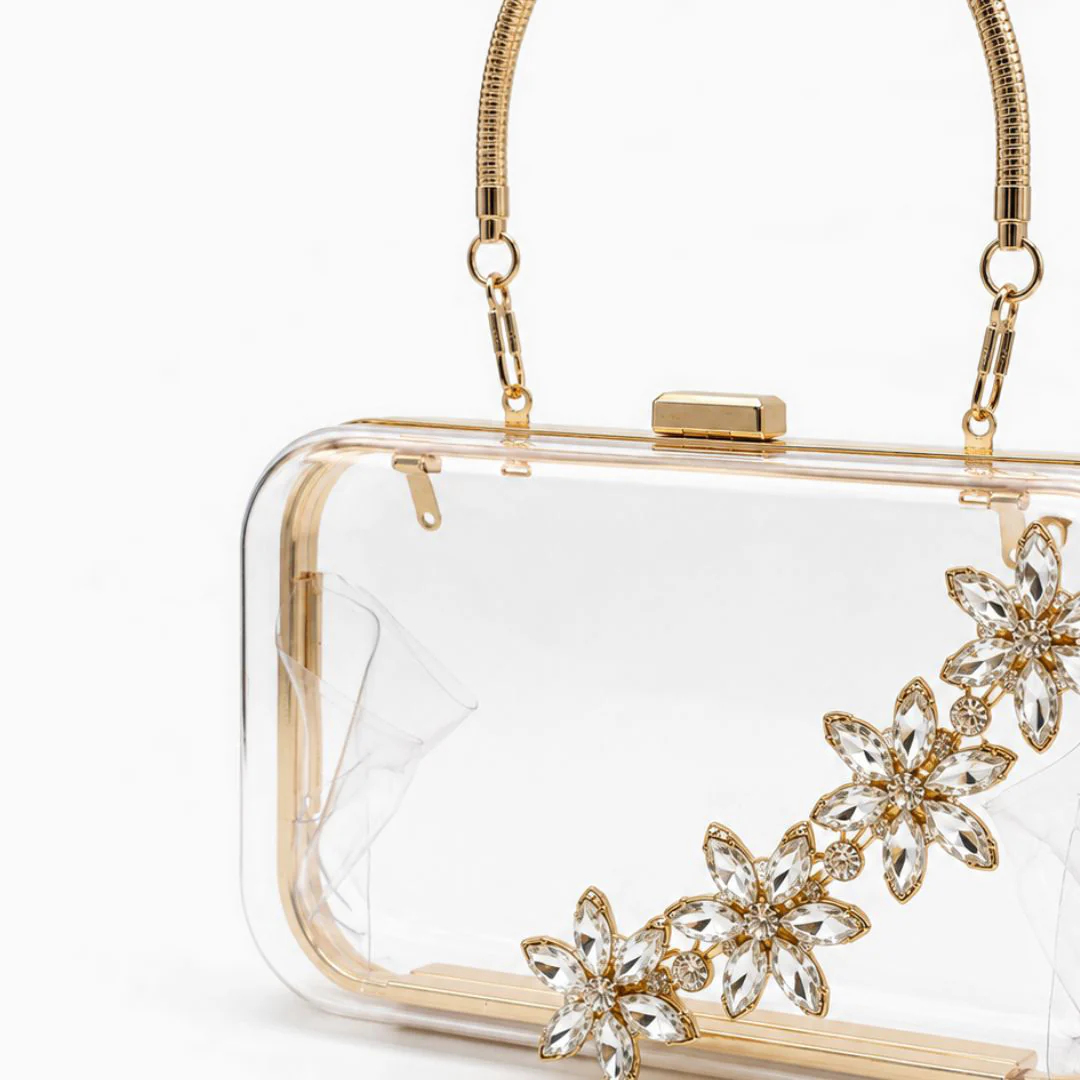 Mirabelle Crystal Clear Evening Bag - Image 2