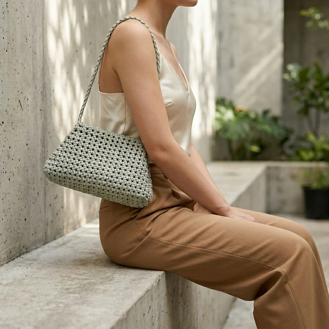 Rosie Weave Shoulder Bag - Image 13