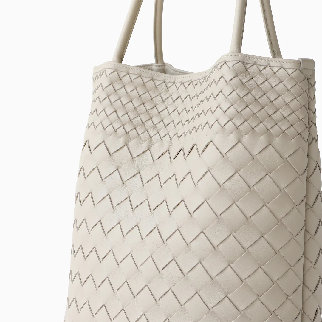 Sienna Woven Leather Tote - Image 2