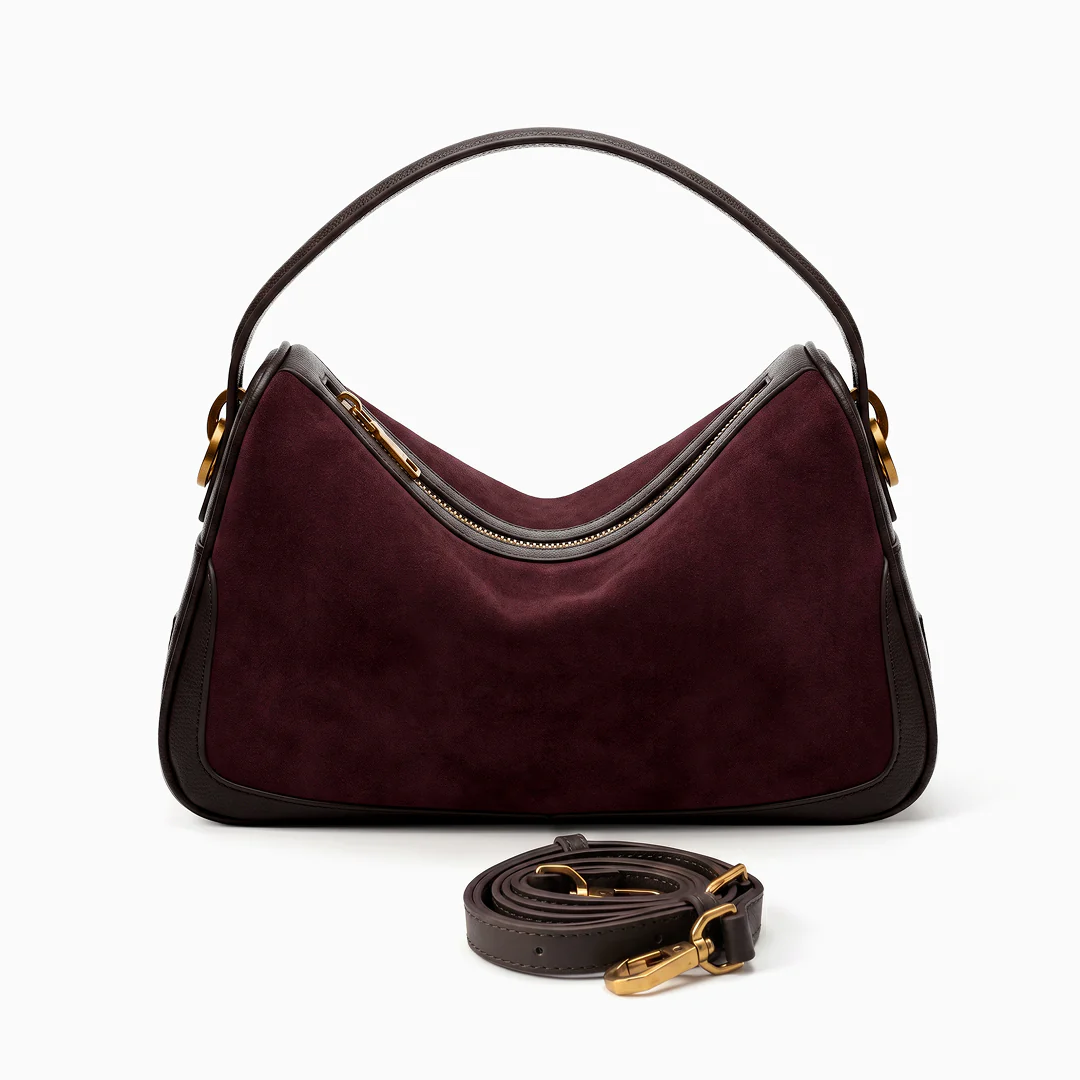 Vienna Suede Shoulder Bag - Image 15